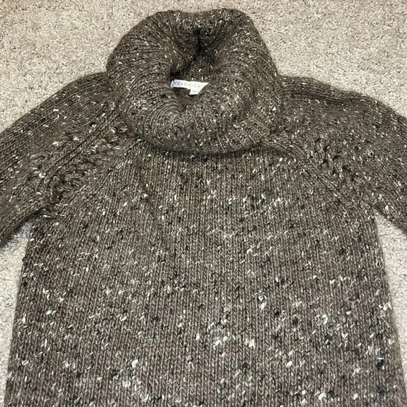 Veronica Beard Indie Sweater Womens Small Brown Knit Wool Turtleneck - Picture 12 of 16